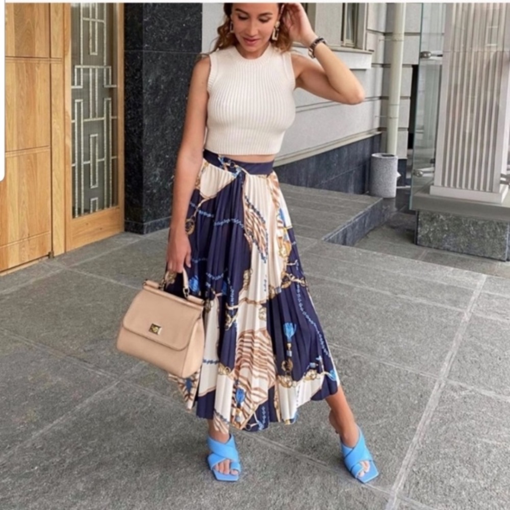 NWT Zara padded heel leather sandals - Picture 9 of 16